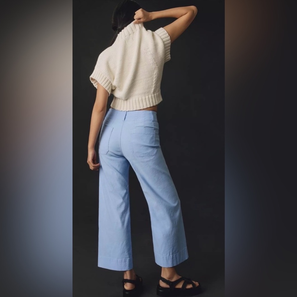 Anthropologie Colette Magic Fabric Crop Wide-
Leg Pants by Maeve 25 - Picture 2 of 13